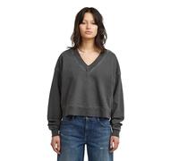 G-Star RAW Sweat Washed Loose V Gris M
