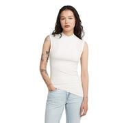 G-Star Women's 2nd Skin Mock t SL WMN, Size: M, Color White