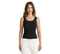 G-Star Women's Slim Rib Tank t WMN, Size: L, Color Black