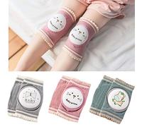 G-Tree 3 paires genouillères bébé rampants - enfant en bas âge Knee Pads Respirant enfant en bas âge Jambière Protecteur marche genou Pads cadeaux bébés
