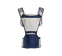 G-Tree 360 Porte-bébé ergonomique Bretelles réglables Tissu en coton doux pour les nourrissons et les enfants en bas âge jusqu'à 44lbs Bleu
