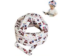 G-Tree bébé enfant en bas âge doux Casque de sécurité - Matériau surface coton, Fill-in Matériel éponge Faisceaux de protection réglable Cap, cadeau bébé (Ours)