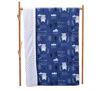 G-Tree bébé super Couverture souple - coton respirant et doux Minky Couverture en tissu pour les nouveau-nés,les filles,les garçons,Nursery,poussette,Lit,Couverture Ours cadeau pour bébé (43.3x30INCH)