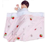 G-Tree bébé Super Soft Blanket - coton respirant et doux Minky Couverture en tissu pour les nouveau-nés,les filles,les garçons,Nursery, poussette,Lit,Couverture Fraise cadeau pour bébé (43.3x30INCH)