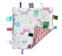 G-Tree Colored bébé Teething Chiffons Couverture Teething, ultra doux molleton, Consolateur bébé Couverture - Confort Votre bébé