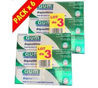 G.U.M Dentifrice Blancheur Original White - Lot De 6 Tubes De 75 Ml