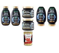 G. Ultra Dolce Purificante e Idratante Carbone Magnetico, pack de test Balsamo Shampoing & Maschera Purifying and Moisturizing Magnetic Charcoal, Baume, Shampoing & Mask+ Italian Gourmet Polpa 400 g