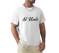 G Unit 50 Cent Rap Hip Hop Logo Mens T-ShirtWhite XL