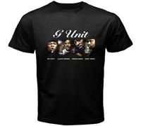 G-Unit East Coast Rappers 50 Cent Lloyd Banks Men's Black T-Shirt Colour Manches Courtes(Large)