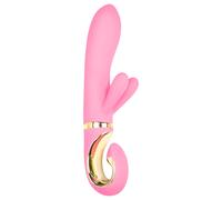 G-Vibe GRabbit - vibromasseur point G rechargeables 3 moteurs - rose