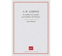 G. W. Leibniz : Le Meilleur des Mondes par la balance de l'Europe