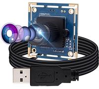 G Webcamera_Module de caméra USB 8 MP avec objectif 75 degrés sans distorsion, module webcam USB 2448p avec capteur d'image IMX179, mini module webcam compact pour Windows, Raspberry Pi