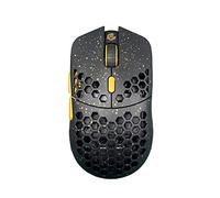 G-Wolves Hati Stardust Souris de Jeu Filaire Ultra légère Motif nid d'abeille jusqu'à 12000 cpi - 3389 (58 g) (Golden Color)