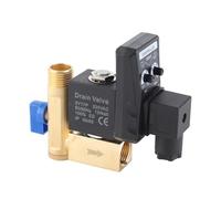 G1/2 DN15 Vanne de vidange électronique automatique en laiton pour gestion des condensats de compresseur d'air