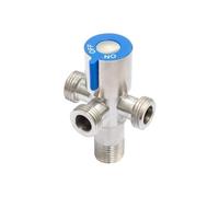 G1/2' Four-way Triangle Valve One Into Three Out Water Angle Valve 304 Stainless Steel Stop Valve YZWRWRMKTB