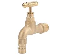 G1/2 Inch Forged Brass Water Faucet, Thread In Wall Installation, Spiral Opening Valve for Household Water Pipe, Washing Machine Mop