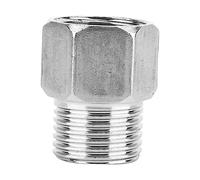 G1 / 2 Inch Stainless Fitting Adapter | 5 - Pack - Defying Connector for Kitchen Sink/Bathroom Faucet | Sturdy Water Supply Line Replacement (4-point inner and outer wire core repair (C model))