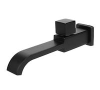 G1/ 2 Lavabo, G1/2 mural lavabo évier robinet eau froide Mural Commercial Sans Plomb Robinet D'évier salle de bain accessoires noir mat De Cuisine Tirant À Arc Élevé Filtre Eau Purificateur D'eau Fro