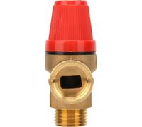 G1/2'' Premium Brass Safety Valve DN15 Thread Spring Hanging Furnace Safety Valve(3 bar DN15)