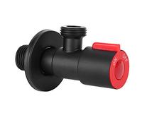 G1 / 2 Thread Angle Valve 304 Stainless Steel | High Pressure Tolerant & Leak Proof | Oxidation Protected Water Valve for Bathroom/Kitchen/Toilet | 1.5MPA Safe Water Pressure (Single hot triangle