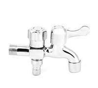 G1/2in Copper Multifunctional Dual Use Quick Open Faucet Washing Machine Mop Pool Water Tap