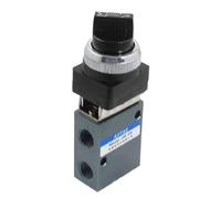 G1/4" 2 Position 3 Voies Bouton de Verrouillage Air Pneumatique Valve Mécanique