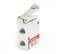 G1/4" 2 Position 3 Voies Levier à Rouleau Gaz Air Pneumatique Mécanique Valve