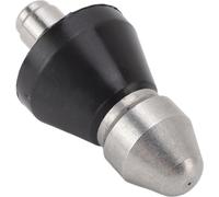 G1/4 Buse de nettoyage de canalisations d'égout en acier inoxydable Buse de jet d'égout à pression pour déboucheur de canalisations Accessoires de nettoyage