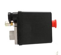 G1 / 4 '' Pressostat, 220V 20A Commutateur de Vanne de Pression pour Compresseur d'Air à un Seul Trou 0.4~0.7Mpa