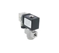 G1/4 VX2120-08-SS-NO Normally Open Stainless Steel 304 Solenoid Valve With Silicone Rubber Seal 220VAC 12VDC DN8 IDGTTLDF(220VAC,With FC8mm)
