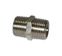 G1 G1 Astuce à double filetage extérieur extérieur en laiton nickelé pour filetage extérieur conforme à la norme DIN EN ISO 228-1