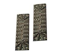 通用 G10 Schuppenmesser Griffmaterial Messermacher Schwert DIY Platten Griffe Micarta Rohlinge Plattenmaterial Lot de 2 (Café)