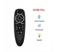 G10S Pro Bt Air Mouse 2.4G Gyroscope Sans Fil Télécommande Intelligente Avec Apprentissage Vocal Ir Pour Android Tv Box H96 Max X88 Pro X9.G10S Pro.