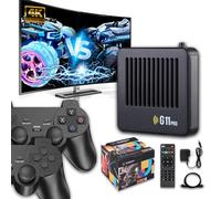 G11 Pro Game Box Console Retrogaming,4K Console de Jeux rétro 40+ émulateurs,32000+ Jeux Rétro,Système HD Console de Jeux vidéo avec 2 contrôleur sans Fil,Plug and Play Emulator Console (64G)