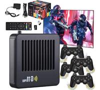 G11 Pro, Retrowave G11 Pro, Console Portable Retrogaming, Manette De Jeu HD 4k, 2.4g Wireless Controllers, Plus De 100 000 Jeux, RéTro Console, Jeux VidéO Plug & Play (256 G avec 4 Poignées)