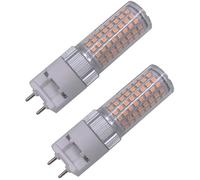 G12 Ampoule LED 20W (équivalent halogène 200W) 2000 lm 2835 SMD Dimmable G12 Bi-pin Lights LED Ampoules de maïs AC85-265 V, pas de scintillement, angle de faisceau de 360°,Warm white,2 Pack