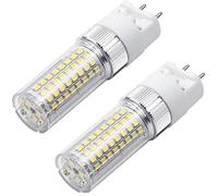 G12 Ampoules LED Dimmable 12W (équivalent halogène 120W) 120LED Perles 1200LM 2835SMD g12 LED Ampoule de maïs AC 85-265V pour Street Warehouse Factory, Angle de faisceau 360°,Natural white,2 Pack