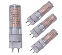 G12 Ampoules LED Dimmable 12W (équivalent halogène 120W) 120LED Perles 1200LM 2835SMD g12 LED Ampoule de maïs AC 85-265V pour Street Warehouse Factory, Angle de faisceau 360°,Warm white,4 Pack