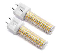 G12 LED 15W, Ampoule Maïs Bi-Boche (Équivalent 120W Halogène/à Incandescence), 6000K 1500 Lumen, Éclairage de Plafond, Projecteur pour Maison, Rue, Garage, Paysage, Entrepôt, Pack de 2 (Blanc Froid)
