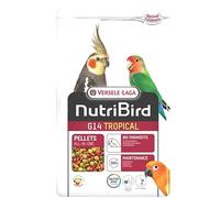 G14 Tropical Granulés extrudés - Aliment d'entretien pour Grandes perruches 1kg - Nutribird