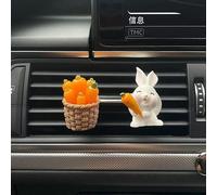G2 Peachdésodorisant De Voiture Lapin Mignon,Clip D'aération,Diffuseur De Parfum,Ornement De Parfum,Tablette D'aromathérapie De Voiture,Saveur De Pêche Océanique