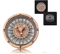 G20 Roulette Dé à Spinner pour Set de Dés DND, 7-en-1 Dés Métalliques Dragon D&D avec Boîte Cadeau pour Jeu Donjons et Dragons, Cadeau de Jeu de Rôle RPG (Cuivre)