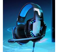 G2000 Gaming Headset Casque Filaire avec Micro Stéréo Basse Profonde pour PS4 PS5 XBOX