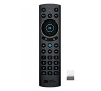 G20S Pro Télécommande Vocale Intelligente 2,4 G sans Fil Rétroéclairé BT5.0 Air Mouse Gyroscope IR Apprentissage, Compatible avec Android TV Box G20 BTS Plus(G20S Pro BT)