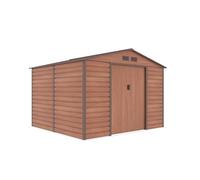 G21 GAH Abri de jardin 706-277 x 255 cm, marron, abri pour un mât, abri de jardin - Montage facile, 7,1 m²