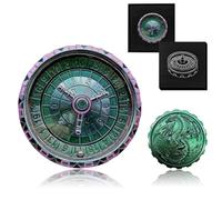 G21 Spinner de Roulette pour Ensemble de dés DND, D20 dé Métallique Dragon avec Coffret Cadeau pour Jeu Dungeons and Dragons, Jeu de rôle RPG, Cadeau pour Jeu de Table (Pente)