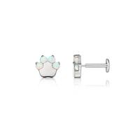 G23 Hypoallergénique 18g Boucles d'oreilles à dos plat, Boucles d'oreilles en titane Implant F136 à pression sans fil Push Pop dans le cartilage Helix Labret Lip Tragus Piercing Oreille Studs