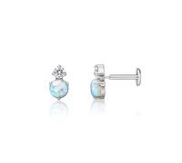 G23 Hypoallergénique 18g Piercing Studs à dos plat | Boucles d'oreilles titane de qualité Implant F136 à pression sans fil PushPop dans le cartilage Helix Labret Lip Tragus