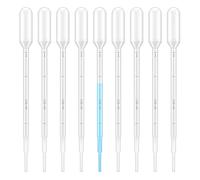 G2PLUS 100PCS Pipettes 1ML Pipette Plastique Pipette de Transfert en Plastique Compte-Gouttes Utilisé en Laboratoire ou Transfert d'huile de Parfum
