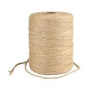G2PLUS 200M Ficelle Jute Ficelles de Jardinage Corde Naturelles Fil de Jute Corde Fine pour Jardiage Décoration de Mariage,Arts Créatifs DIY l'emballage Cadeau
